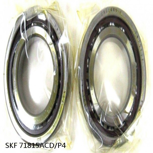 71815ACD/P4 SKF Super Precision,Super Precision Bearings,Super Precision Angular Contact,71800 Series,25 Degree Contact Angle