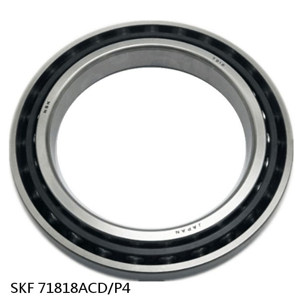 71818ACD/P4 SKF Super Precision,Super Precision Bearings,Super Precision Angular Contact,71800 Series,25 Degree Contact Angle