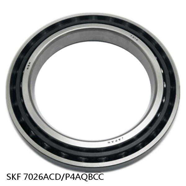 7026ACD/P4AQBCC SKF Super Precision,Super Precision Bearings,Super Precision Angular Contact,7000 Series,25 Degree Contact Angle